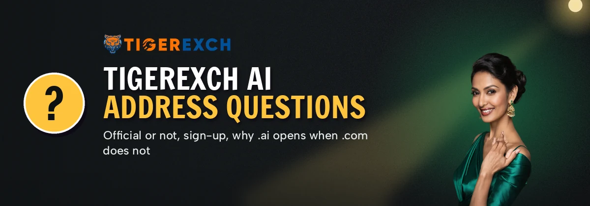 Desk agent with a headset answering questions about the tigerexch.ai address