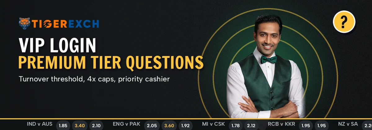 Desk agent with a headset answering VIP tier questions for Tiger Exchange account holders